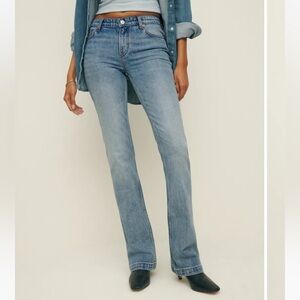 Reformation Rayna low rise bootcut jeans